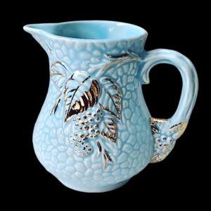 Wade Ceramic Creamer- Gold/Turquoise Branble Creamer